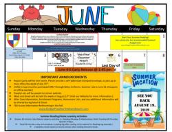 June Calendar